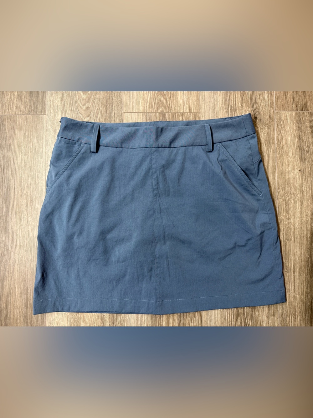 Puma Women’s Size 14 Blue Skort Skirt Stretch Zip Side Lightweight Golf Tennis